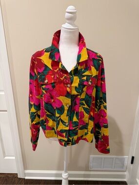 Cynthia Rowley - Tropical Floral Linen Jacket